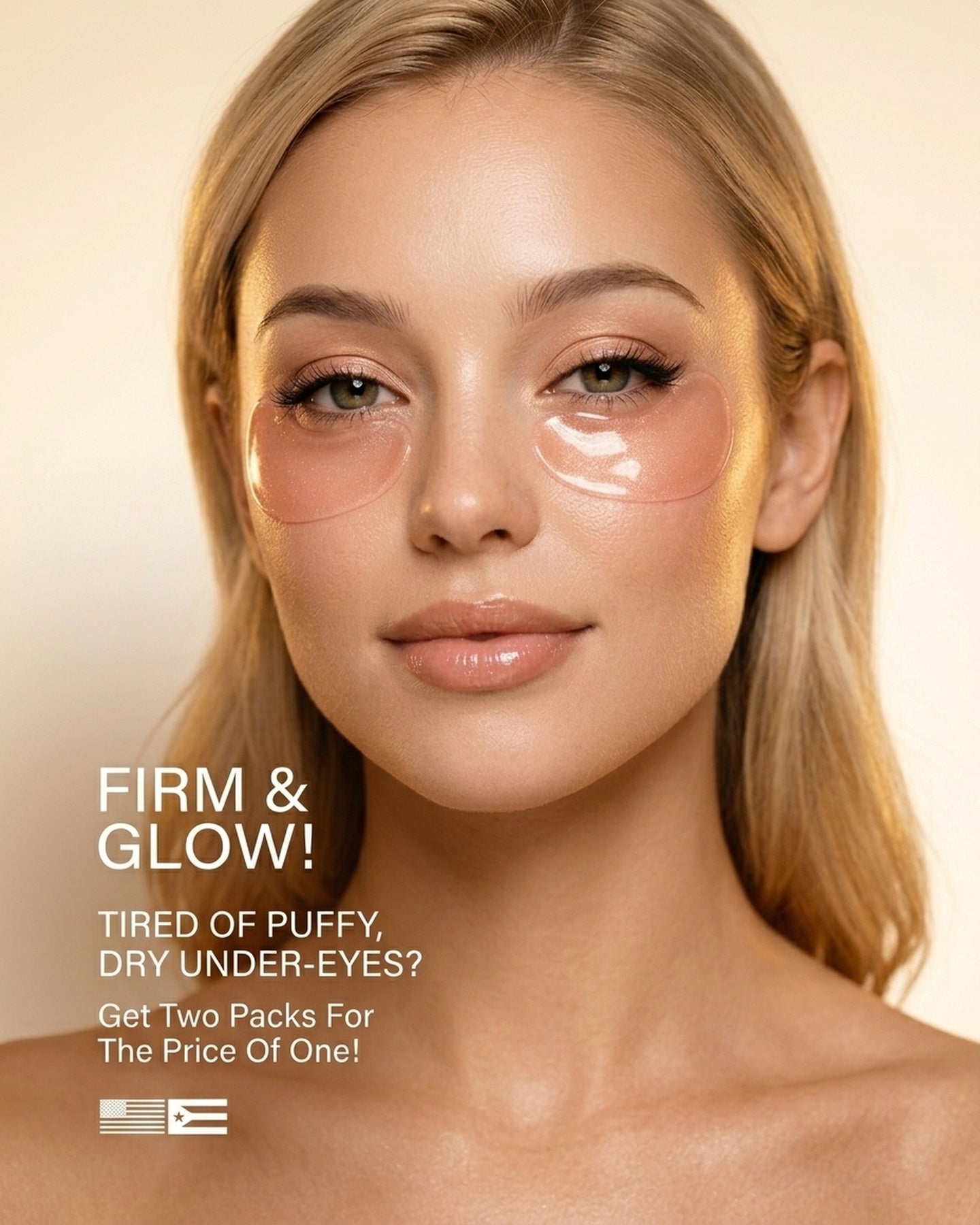 Peptide Collagen Hydrogel Eye Patches